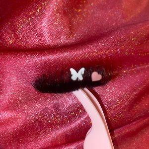 Princess lash with heart and butterfly